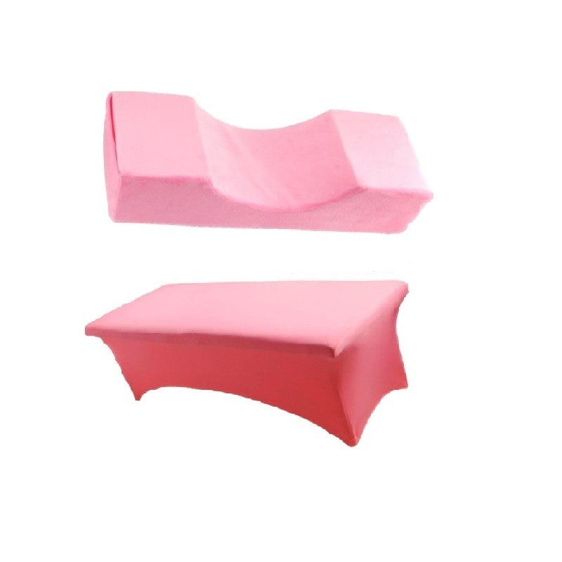 Pachet Perna Extensii Gene Roz + Husa Pat Cosmetic Roz