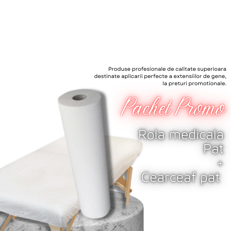 Pachet Promo Rola Medicala Pat+Cearsaf Pat