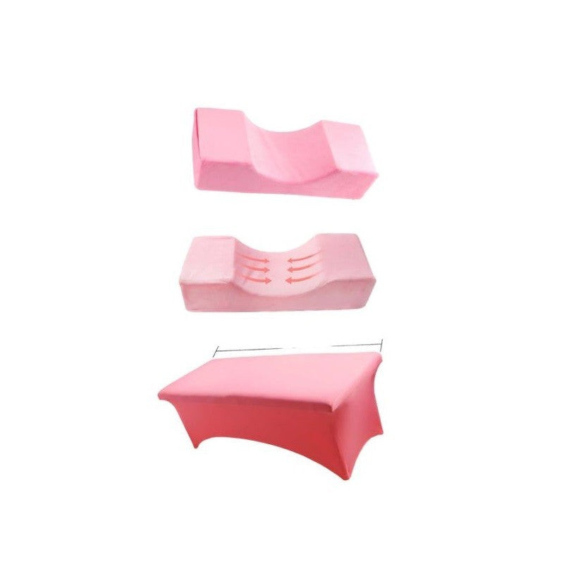 Pachet Perna Extensii Gene Roz+Husa Perna  Roz +Husa Pat Cosmetic Roz
