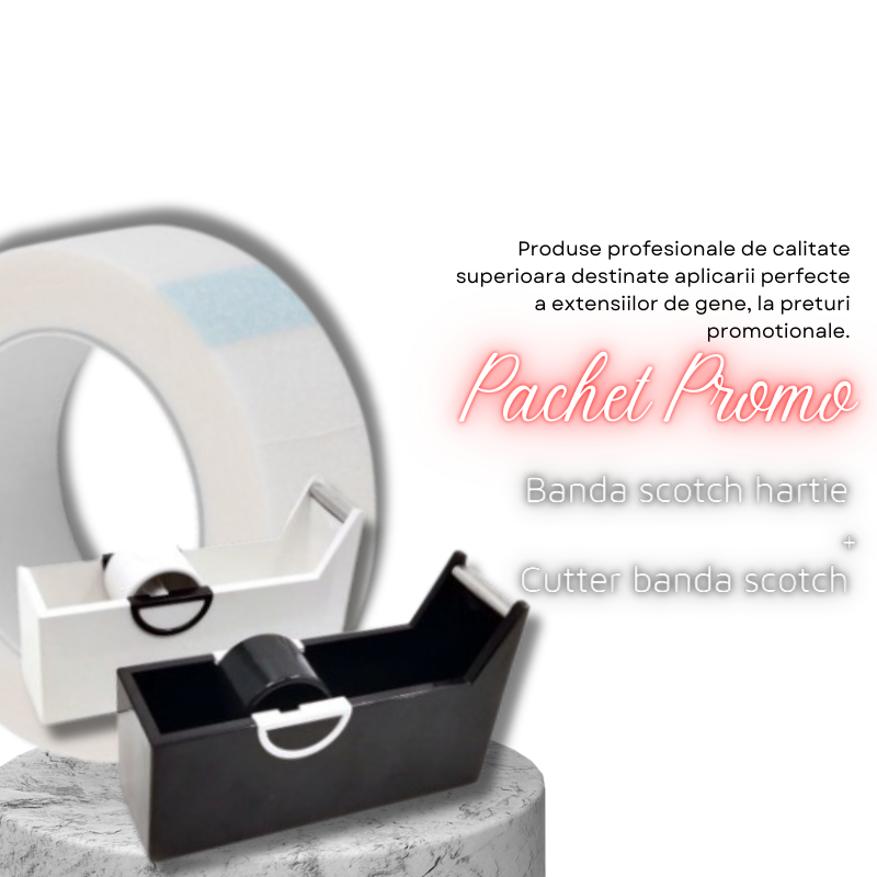 Pachet Promo Banda Scotch Hartie +Cutter banda