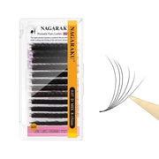 Extensii de gene premade Nagaraku 6D – 1200 buchețele