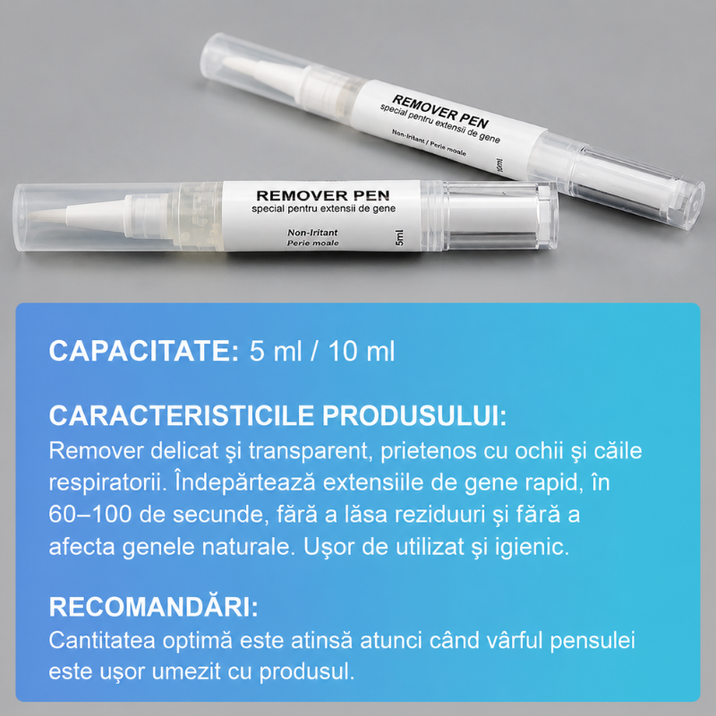 Remover Pen Nagaraku Pentru Extensii Gene