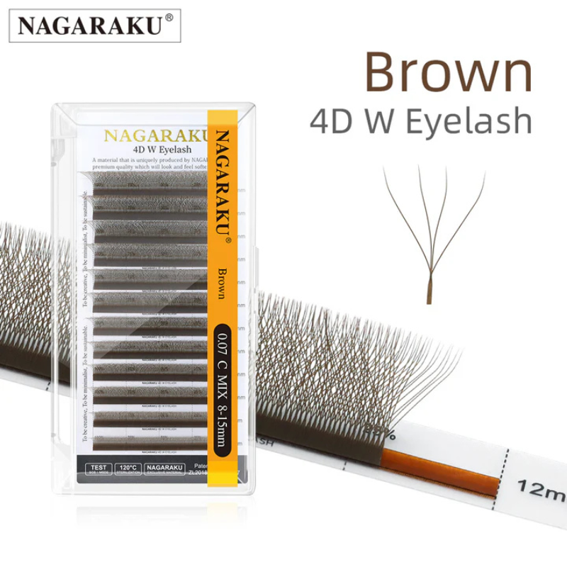 Extensii gene gata facute Nagaraku 4D W, Brown