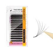 Extensii de gene premade Nagaraku 5D – 1200 buchețele