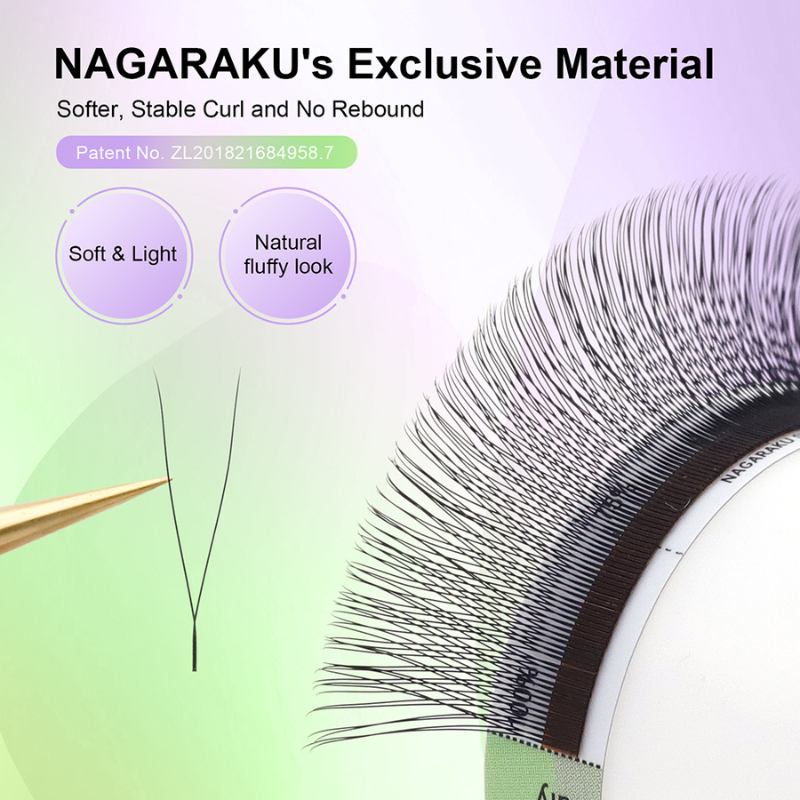 Extensii Gene Nagaraku Single Tip 2D Y Dark Brown